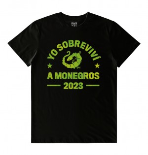 DC Shoes x Monegros - T-Shirt Czarne Czarne | 78319SDBI